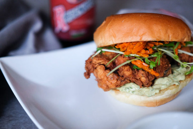 Indian Spiced Fried Chicken with Spicy Carrot Pickle & Avocado Raita ⋆ ...